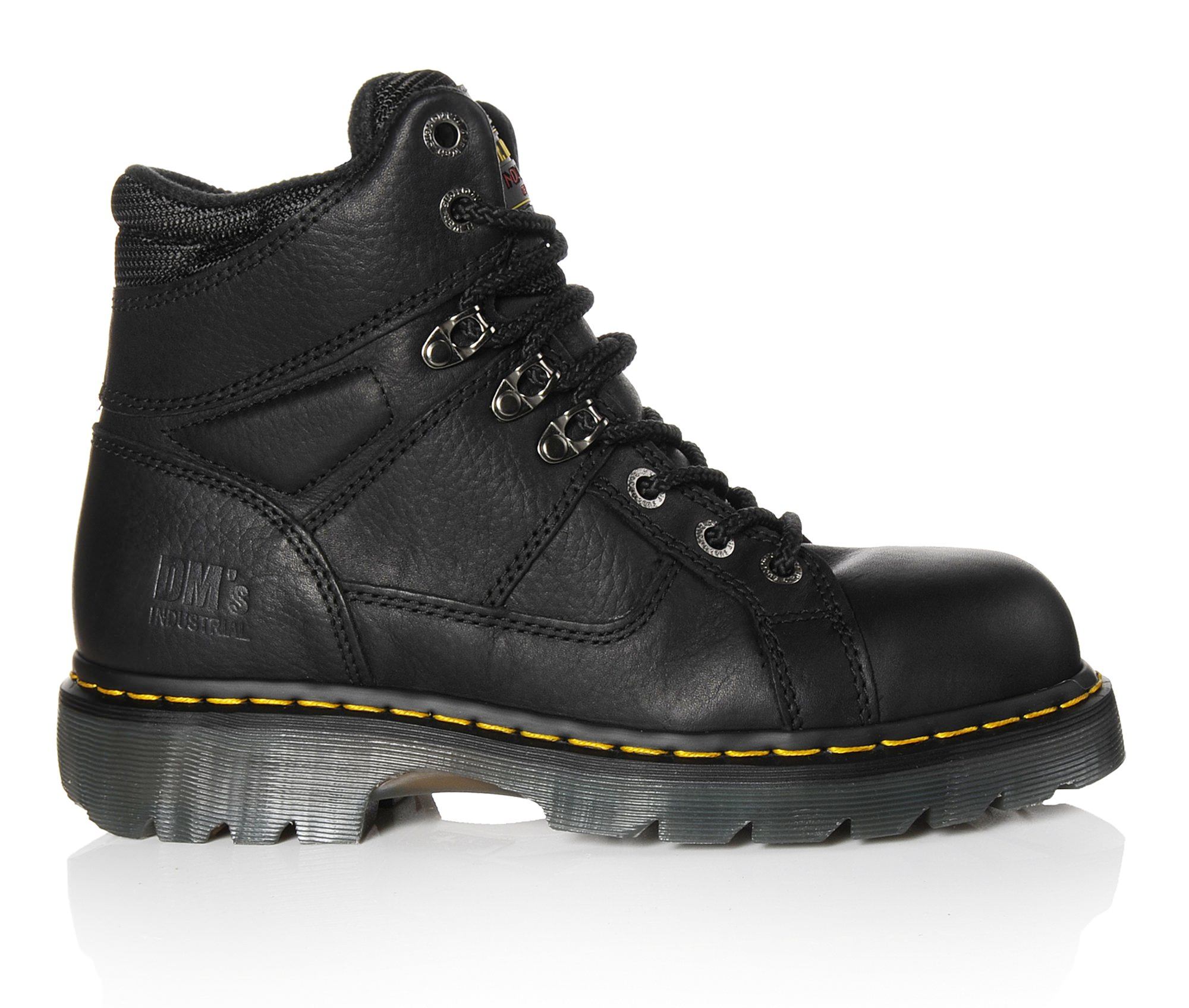 Get the Dr. Martens Industrial Ironbridge 6 In Steel Toe Men's Boot (Black  - Size 12 - Leather) from Shoe Carnival now | AccuWeather Shop
