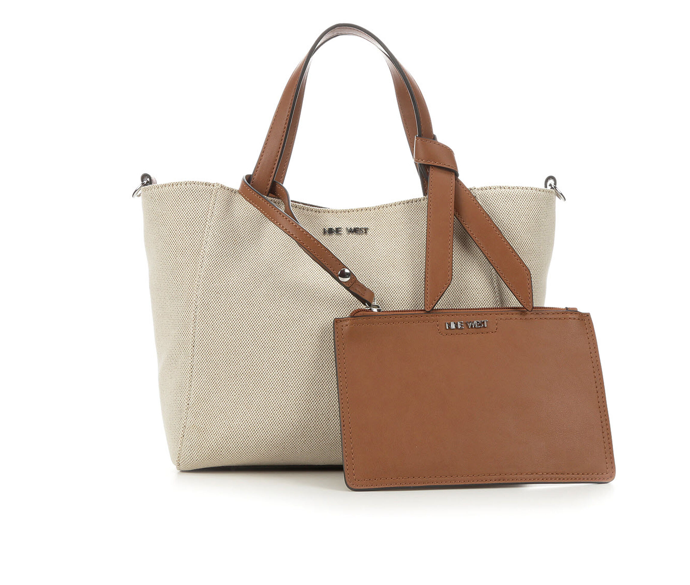Best Selling Nine West Lexie Tote(Beige - Size UNSZ - Fabric) | AccuWeather  Shop