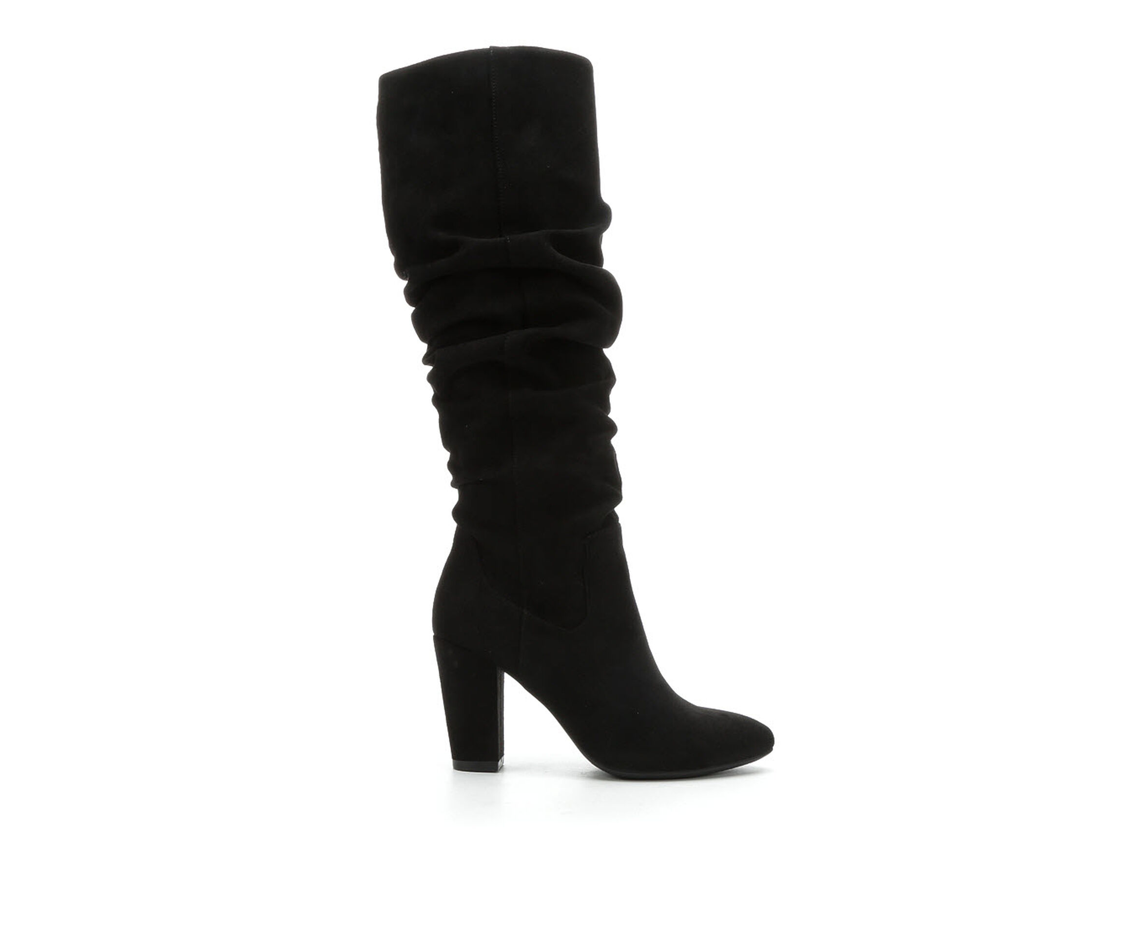 Shop Now For The Women's Y-Not Compassion Ruched Knee High Boot in Black  Size 5.5 Medium | AccuWeather Shop